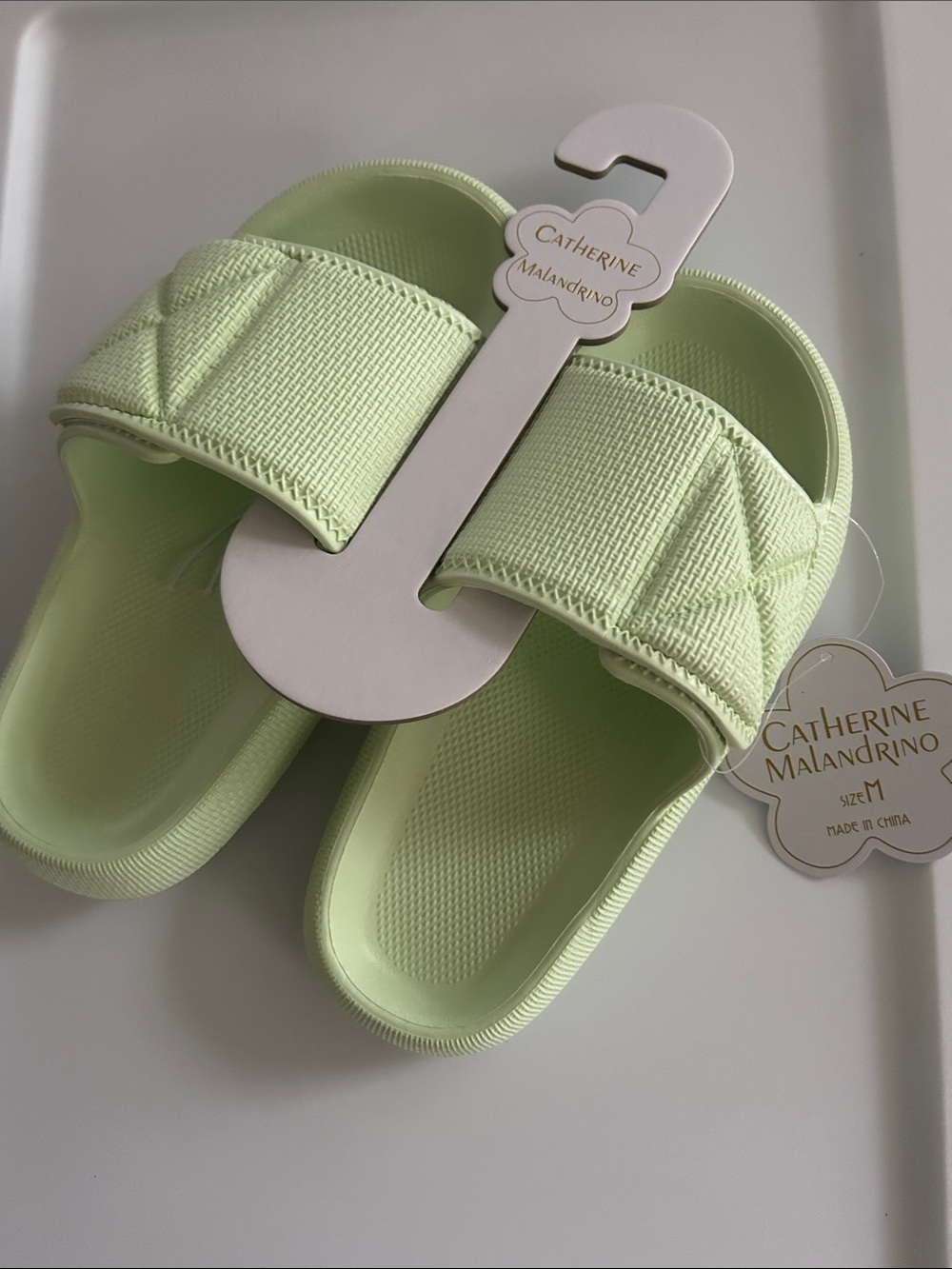 Catherine Melandrino Slippers Size M (7-8) / 38 NWT